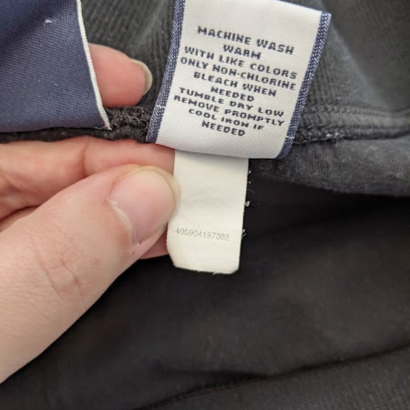 Fila Black Lined Windbreaker Jogger Capris Sz XL - Picture 9 of 9